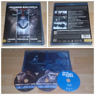A majmok bolygója trilógia (3BD) 
