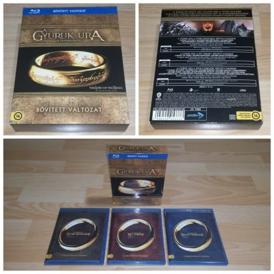 A Gyűrűk Ura trilógia (Bővített változat)  (6BD) 
