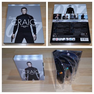 Daniel Craig James Bond gyűjtemény (4UHD + 4BD) 
