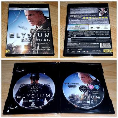 Elysium - Zárt világ -  (UHD + BD) 
