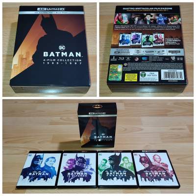 Batman 1-4 gyűjtemény (1989 - 1997)  (4UHD + 4BD) 
