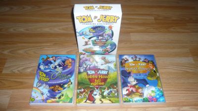 Tom és Jerry: Filmhősök gyűjteménye (3 DVD)
